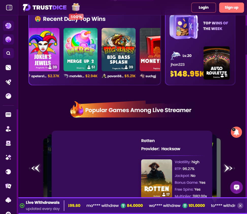 TrustDice slide1